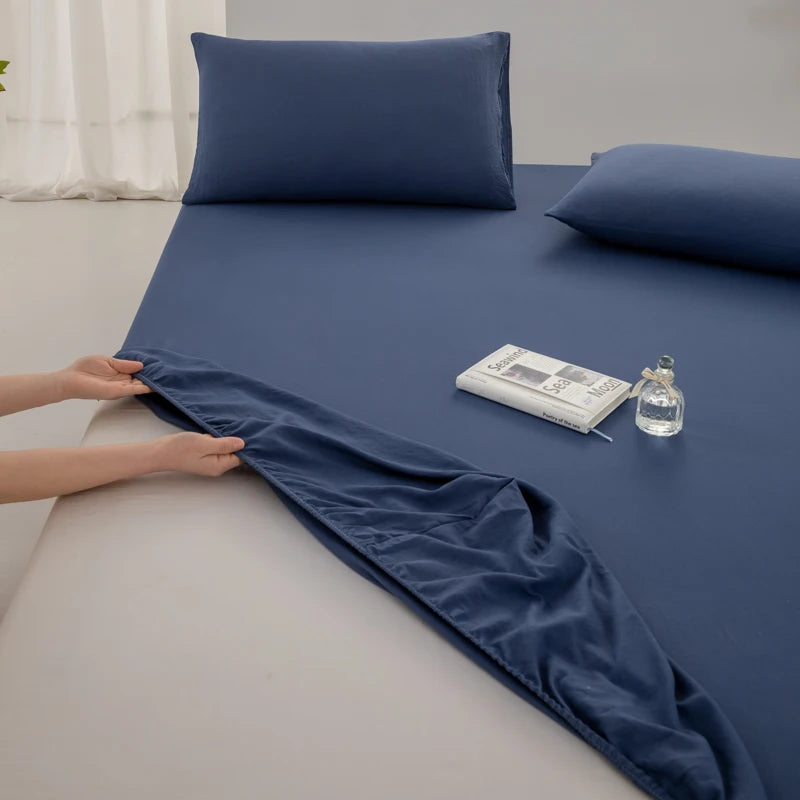 Drap-housse 100% Coton – Doux, Respirant, 400TC, Tailles Personnalisées