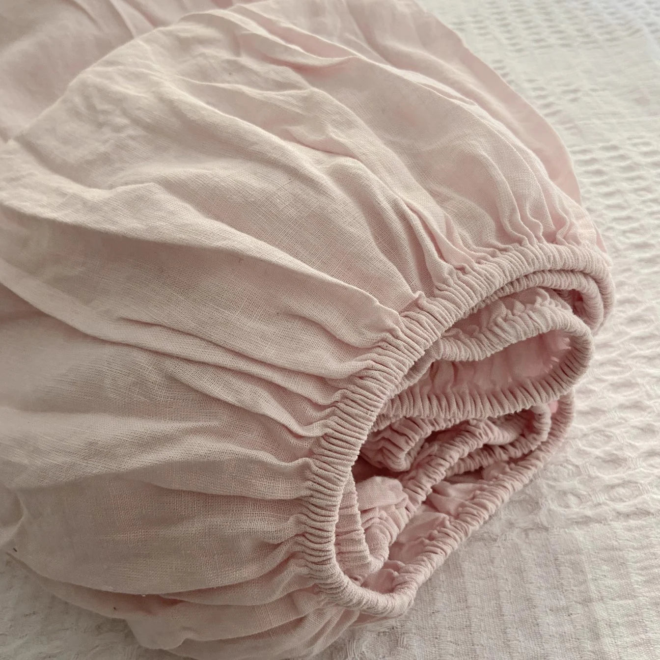 Drap-housse 100% Lin Français – Écologique, Respirant, Durable, Bonnet 35 cm