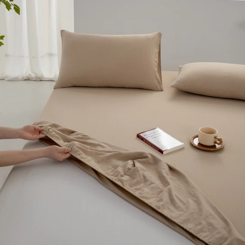 Drap-housse 100% Coton – Doux, Respirant, 400TC, Tailles Personnalisées