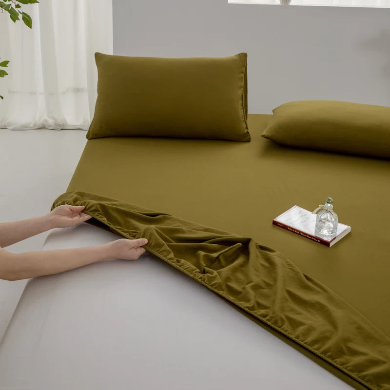 Drap-housse 100% Coton – Doux, Respirant, 400TC, Tailles Personnalisées