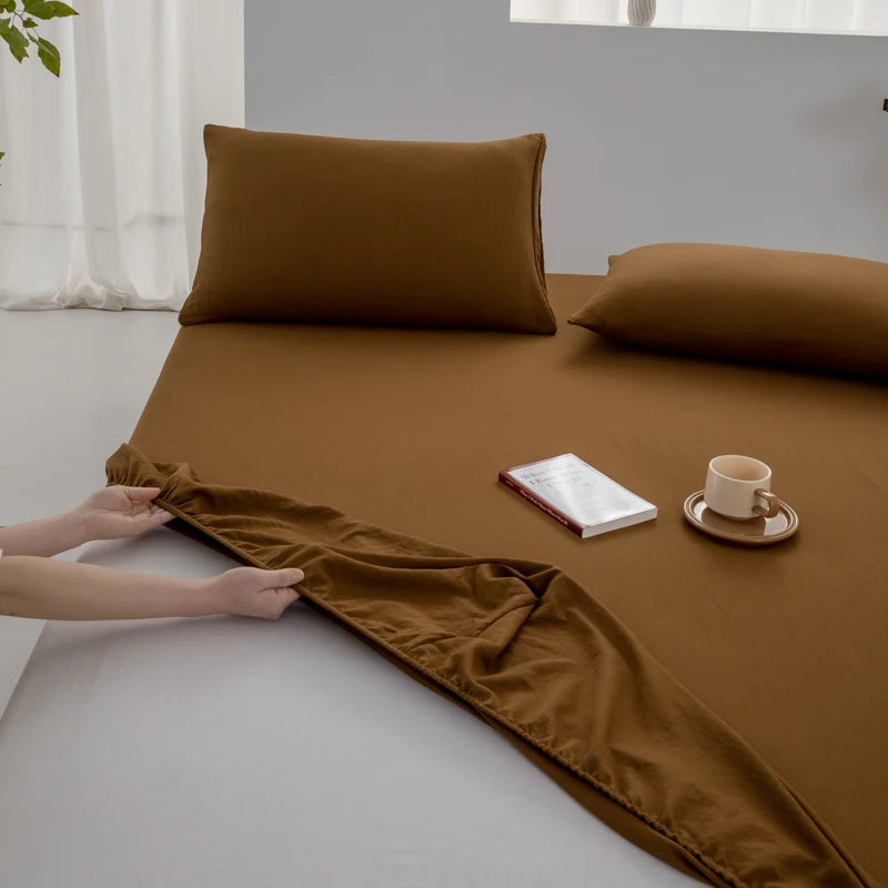 Drap-housse 100% Coton – Doux, Respirant, 400TC, Tailles Personnalisées