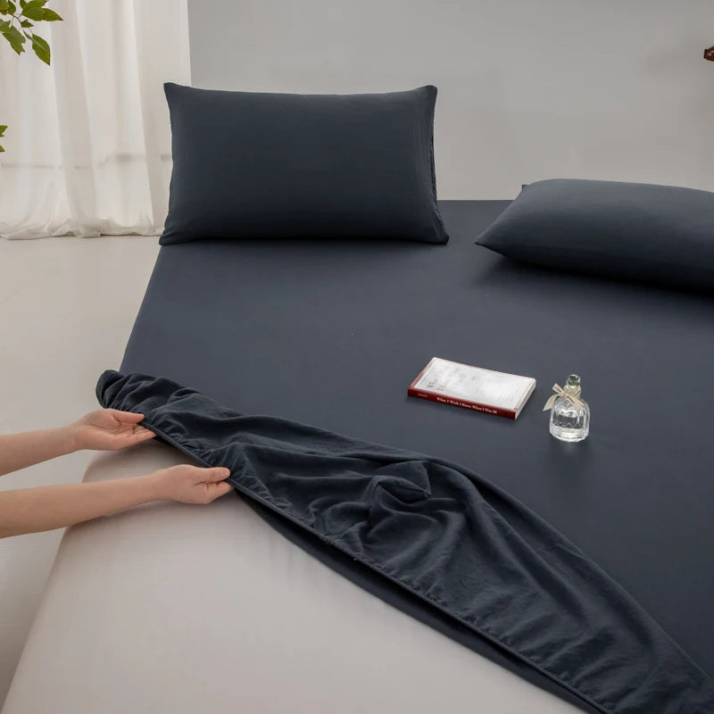 Drap-housse 100% Coton – Doux, Respirant, 400TC, Tailles Personnalisées