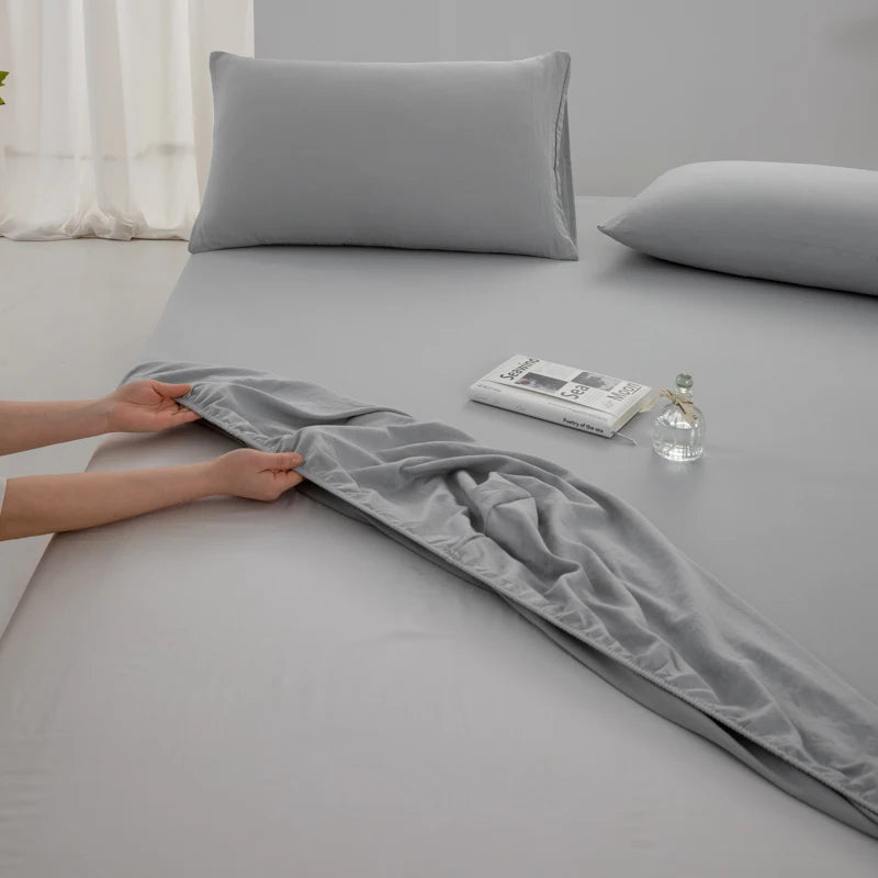 Drap-housse 100% Coton – Doux, Respirant, 400TC, Tailles Personnalisées
