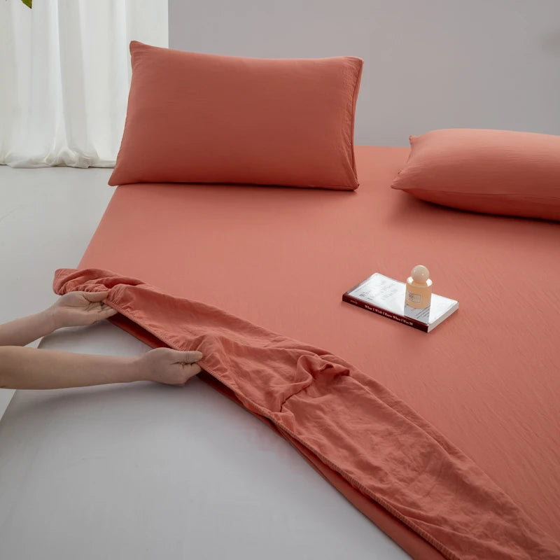 Drap-housse 100% Coton – Doux, Respirant, 400TC, Tailles Personnalisées